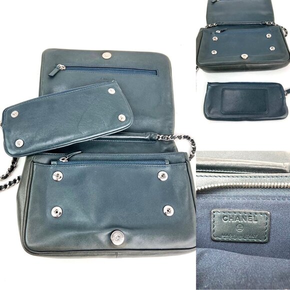 Chanel Quilted Lambskin Stitched Wallet on a Chain Crossbody Bag - Picture 3 of 15